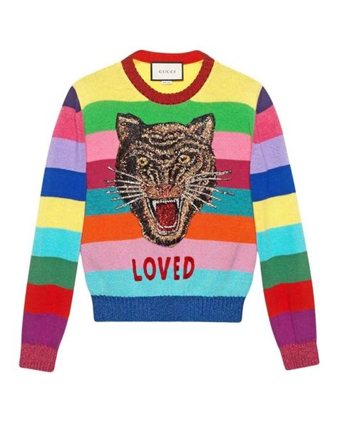 gucci loved sweater ufo|gucci tiger jewelry.